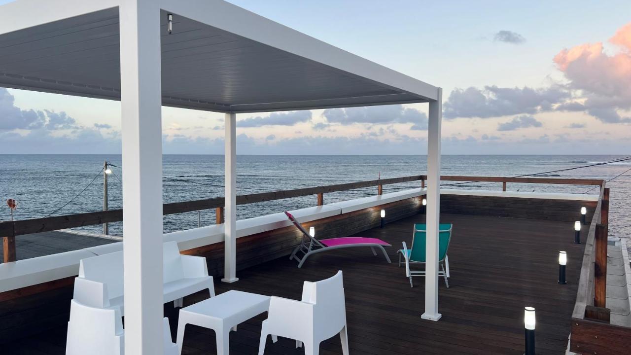 Villa Phare Caraibes Guadeloupe - Rooftop Jacuzzi & Ocean View Льо Мул Екстериор снимка
